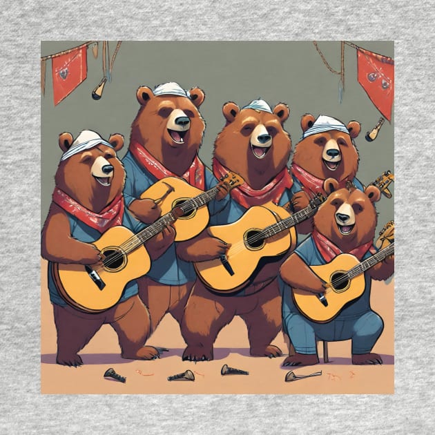 Bear Singing Band by Kings Court